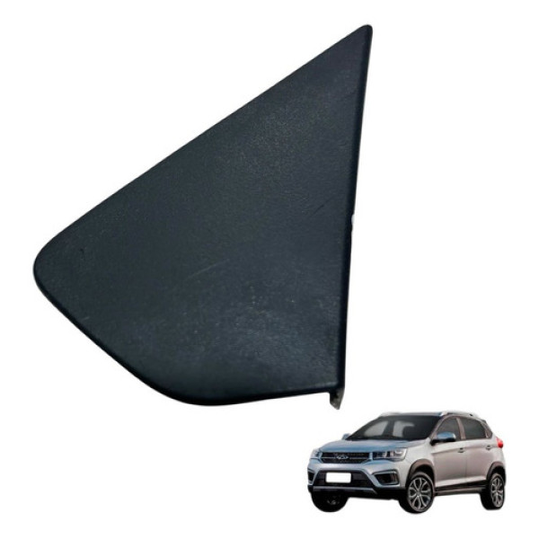 Moldura Externa Retrovisor Esquerdo Tiggo 2 2020 J695406210 Cinza