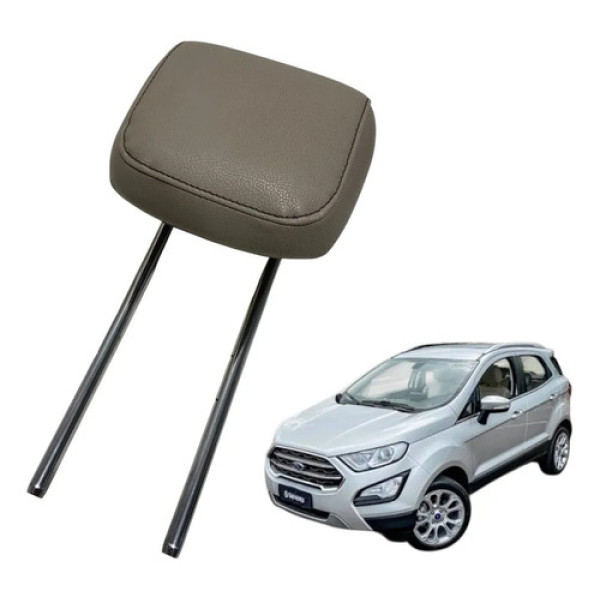Encosto De Cabeça Banco Traseiro Ford  Ecosport 2019 Marrom-claro