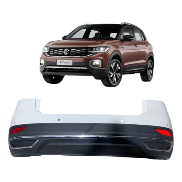 Parachoque Traseiro Vw T-cross Highline 2021