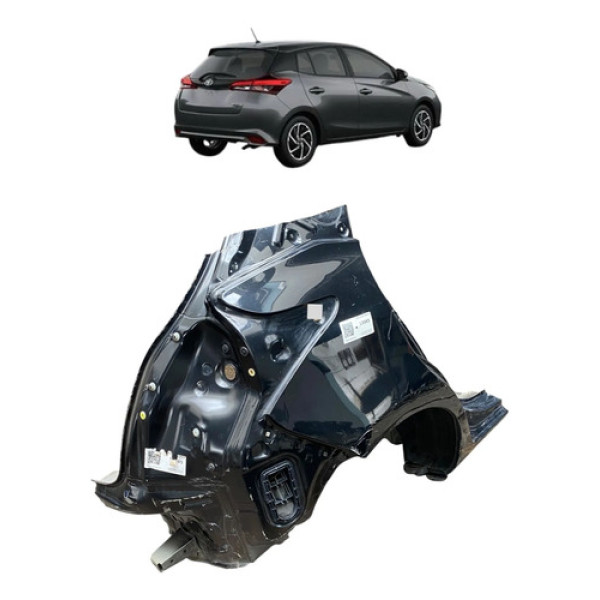 Retalho Lateral Direita Toyota Yaris Hatch 2023 2024 2025  Preto