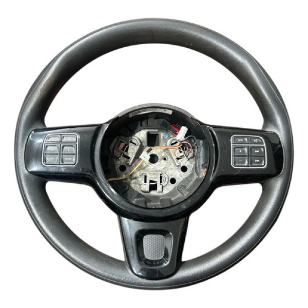 Volante Direção Com Comando Fiat Mobi Drive 2018 2019 Preto