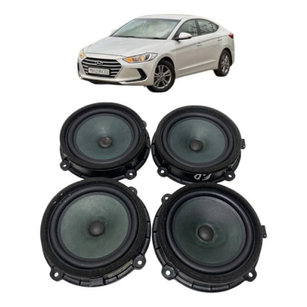 Kit Alto Falante Hyundai Elantra 2017 Branco