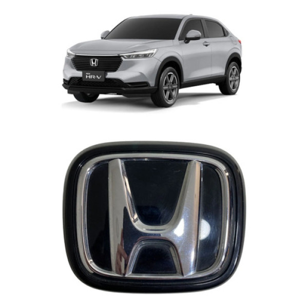 Emblema Tampa Traseira Honda Hrv Hr-v 2022 A 2024 Branco