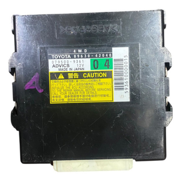 Modulo Controle Tração Toyota Rav4 2007/2012 89630-42040