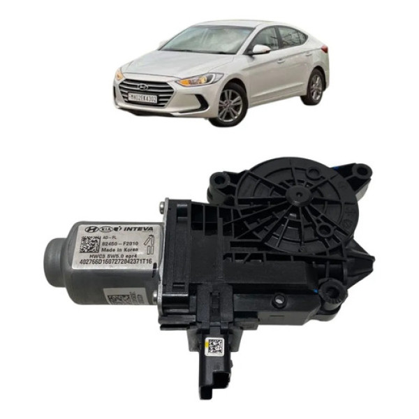 Motor Maquina Vidro Diant Esquerdo Elantra 2017 82450f2010