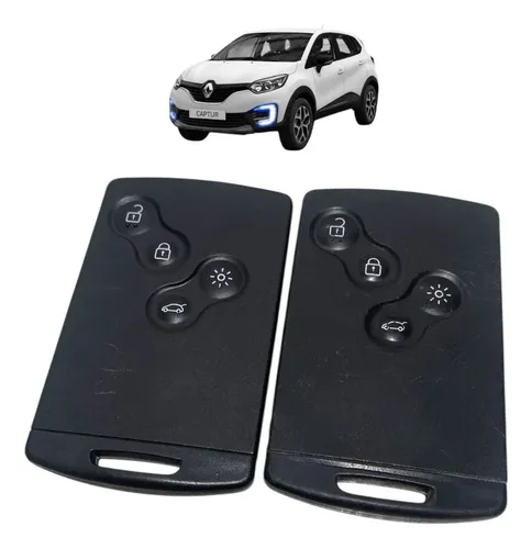 Par Carcaça Chave Cartão Renault Captur 2.0 2018
