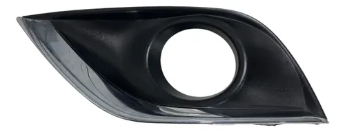 Acabamento Esq Farol Milha Nissan Versa 622576w80a C/detalhe Cinza-escuro Esquerdo