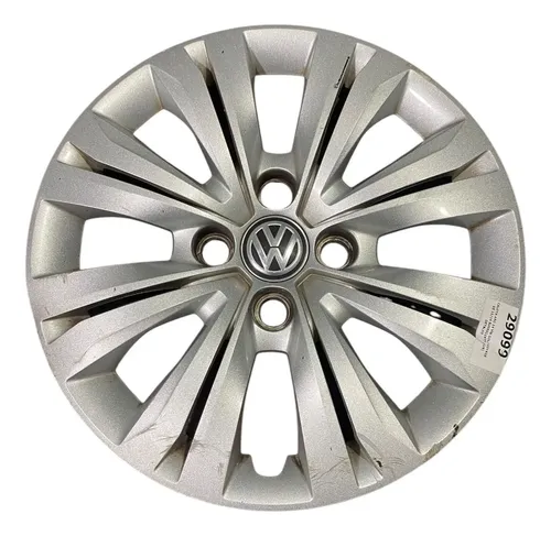Calota Aro 14 Vw Gol/voyage G5 11/14 5u0601147t (un) Detalhe Prateado