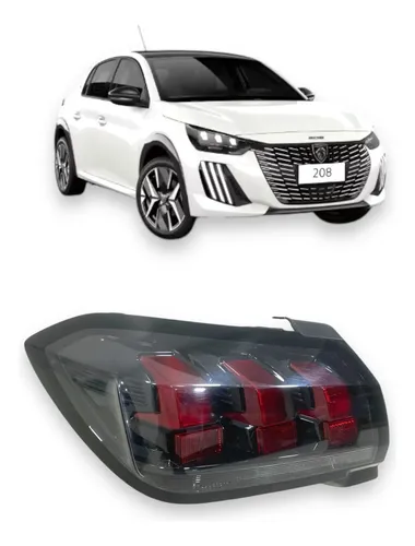 Lanterna Traseira Esquerda Peugeot 208 2020 A 2024 Original Esquerdo/motorista Preta