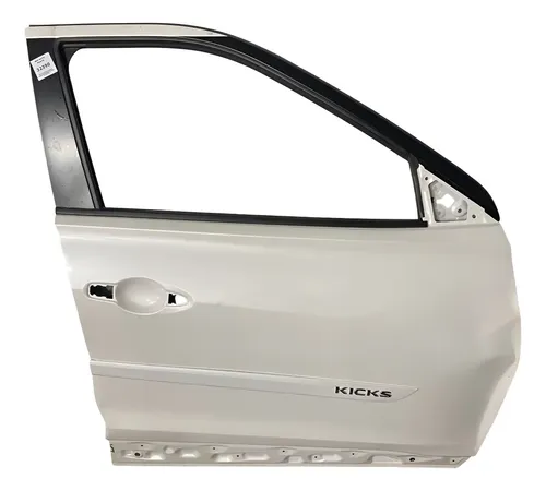 Porta Dianteira Direita Nissan Kicks Sense 2024 C/ Detalhe Dianteira Direita Branco