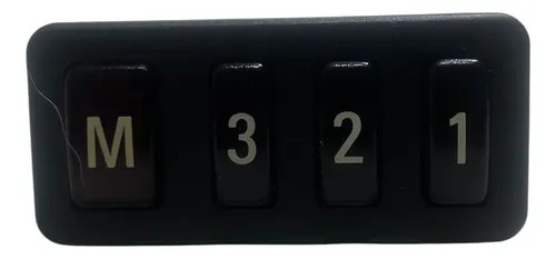 Botão Comando Banco Diant Esquerdo Bmw E39 540i 1998 8352160 Preto