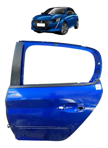 Porta Traseira Esquerda Peugeot 208 2021/2025 Traseira Esquerdo Azul
