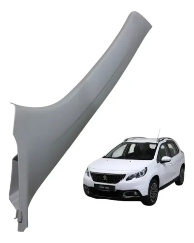 Moldura Esquerda Coluna Parabrisa Peugeot 2008 2020 98157512 Branco 0