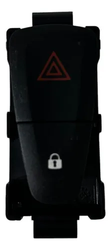 Botão Pisca Alerta Trava Renault Sandero/logan E31601 Preto