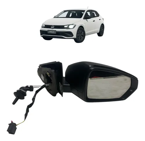 Retrovisor Direito Manual C/ Pisca Polo Track 2025 (2 Fios)