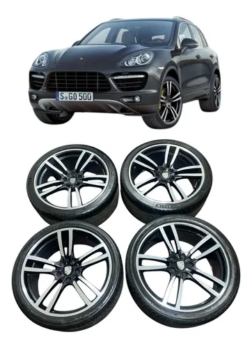 Jogo De Rodas Aro 22 C/ Pneu 315/30r22 Porsche Cayenne V6 20 Diamantada